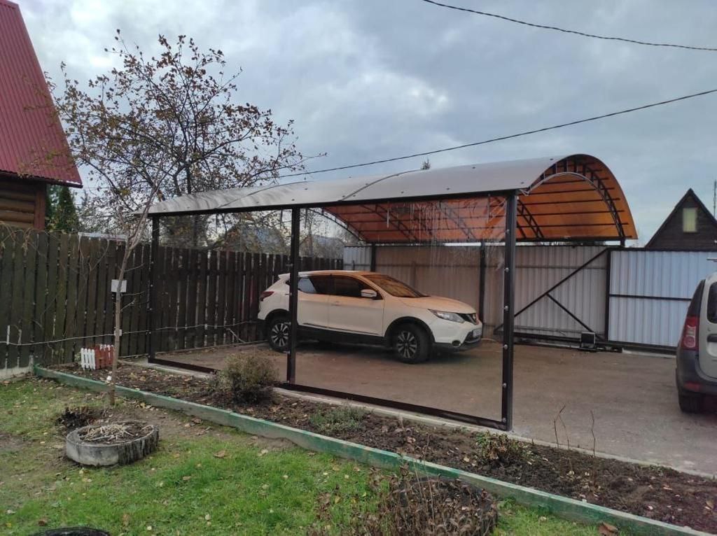Прозрачные шторы ПВХ для навеса под автомобиль в Старом Осколе
